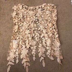 ModCloth Miss French fluttering rose top